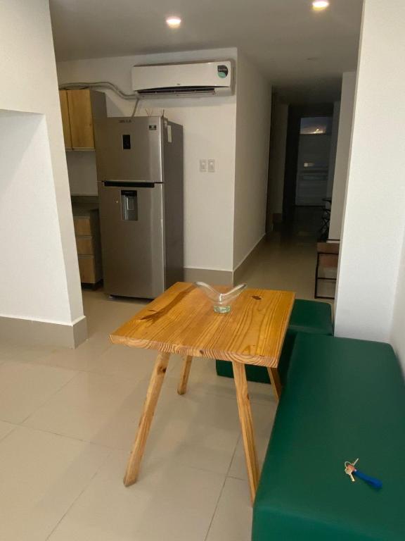 Kuchyň nebo kuchyňský kout v ubytování Apartamento con Vista al Mar