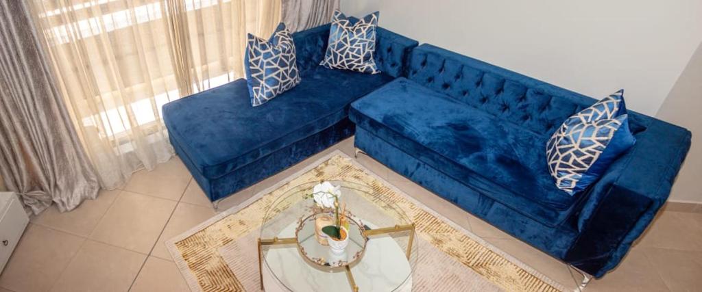 Χώρος καθιστικού στο Cosy Nest