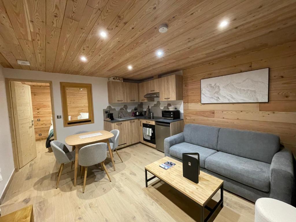 Køkken eller tekøkken på Appartement Marmotte