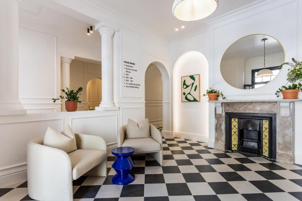 Χώρος καθιστικού στο The Exhibition