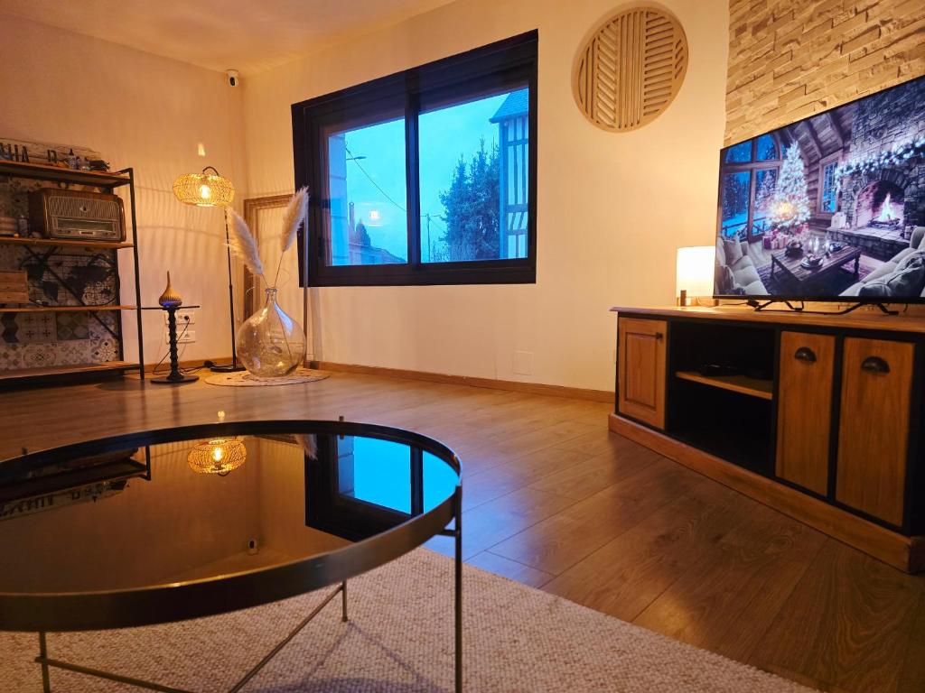 Μια τηλεόραση ή/και κέντρο ψυχαγωγίας στο La Maison du bord de Seine