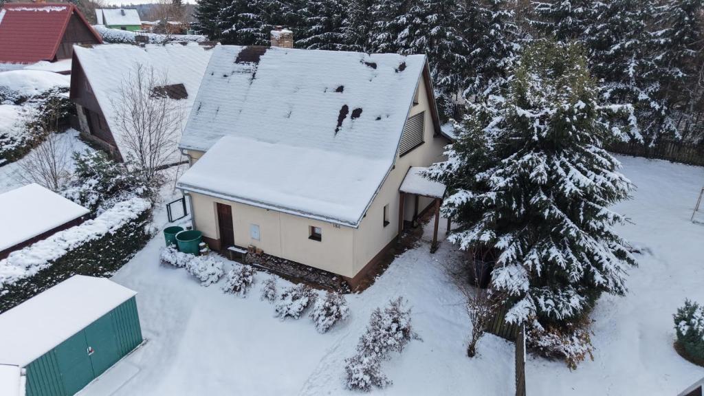 Chata Suchý v zimě