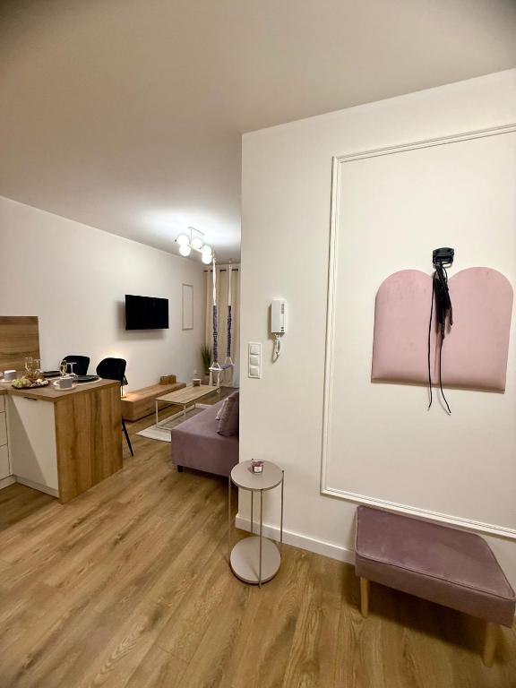 Μια τηλεόραση ή/και κέντρο ψυχαγωγίας στο Lawendowy Ogród