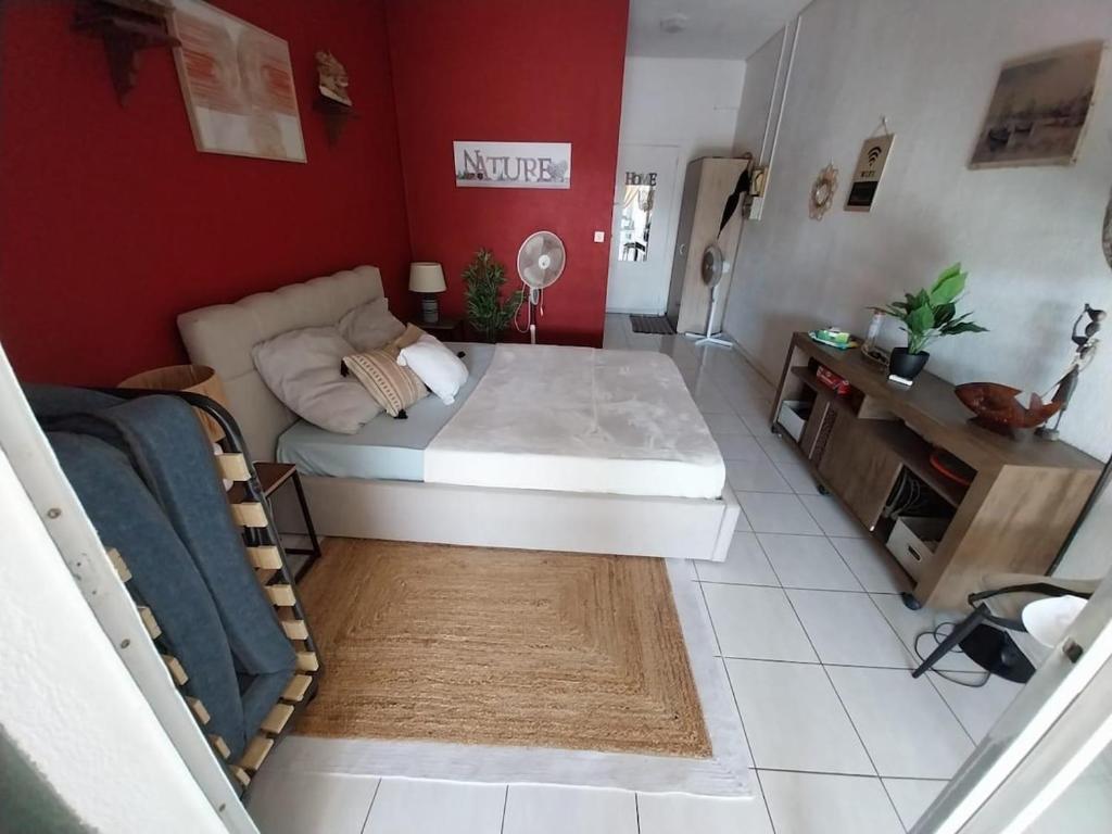 Χώρος καθιστικού στο Ti'Karukéra