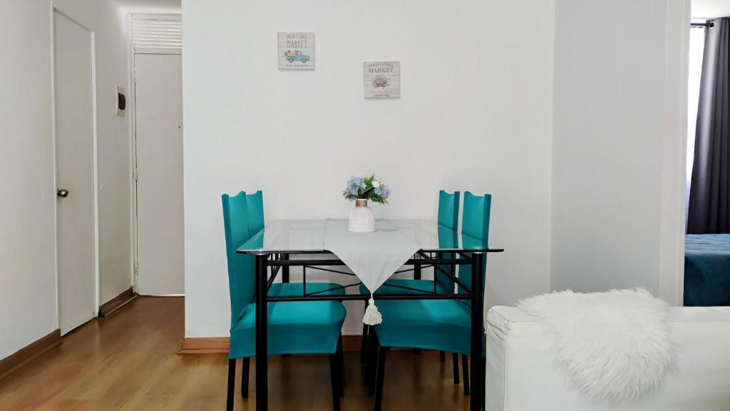 Postel nebo postele na pokoji v ubytování Departamento sector Peñuelas