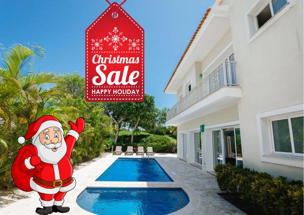 Πισίνα στο ή κοντά στο Luxury Villa Iberosta Del Mar - 4BDR, Private Beach, Pool & Jacuzzi