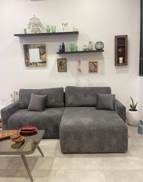 Χώρος καθιστικού στο La perle de la marsa