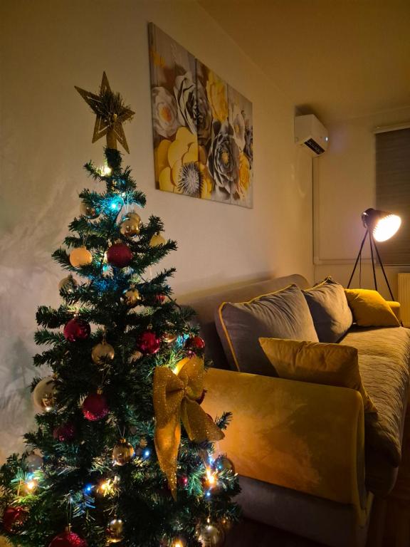 Гостиная зона в Apartman M&S