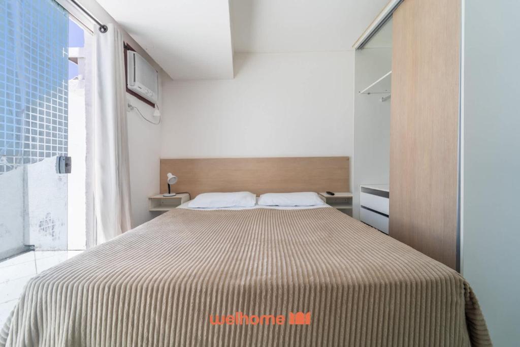 Postel nebo postele na pokoji v ubytování Apartamento em Macae Proximo a Praia de Imbetiba