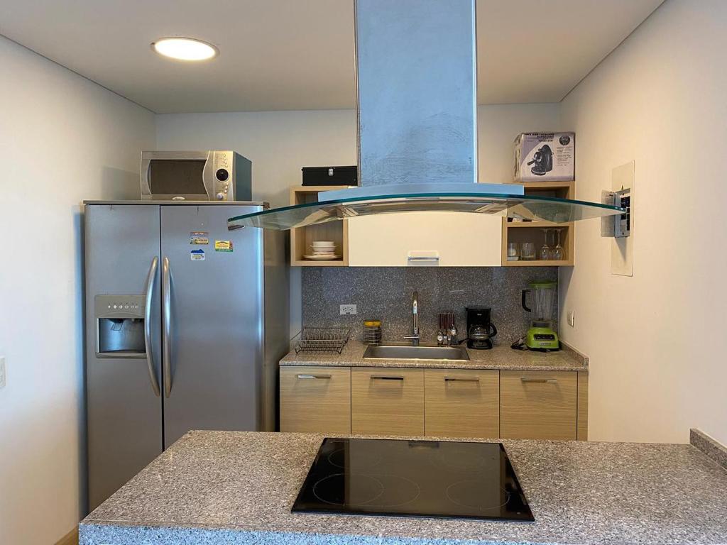 Køkken eller tekøkken på Blue Gardens