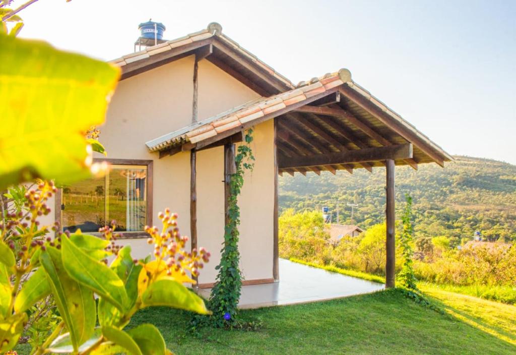 Γενική θέα στο βουνό ή θέα στο βουνό από  αυτό το πανδοχείο