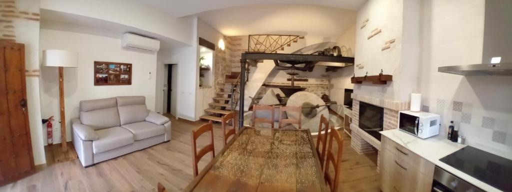 Η κουζίνα ή μικρή κουζίνα στο Casa Tolanca - Molino de Aceite de Sonseca