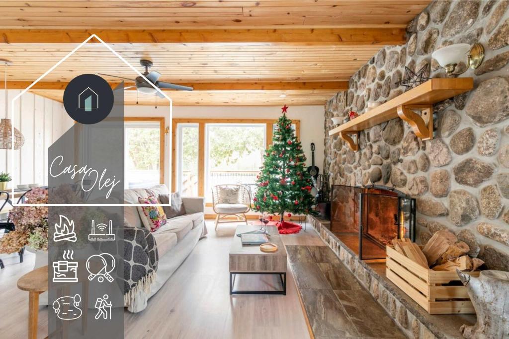 Χώρος καθιστικού στο Casa Olej Unforgettable getaway in Tremblant & SPA