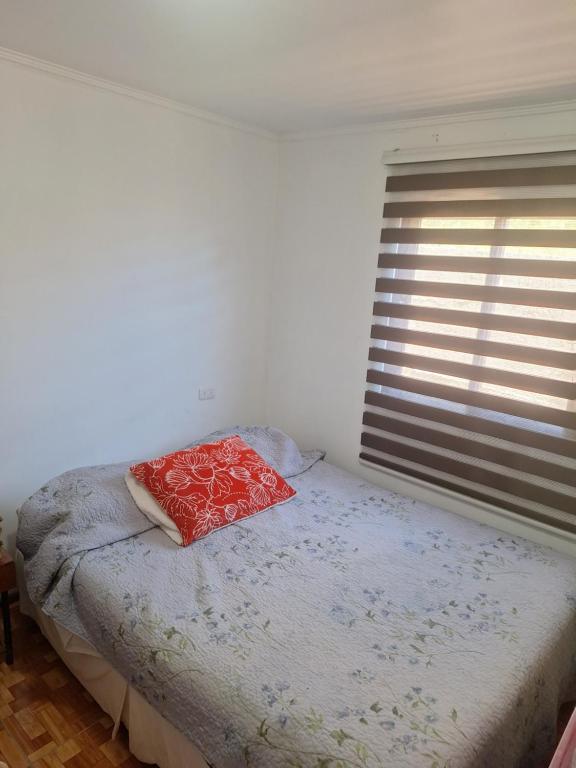 Ένα ή περισσότερα κρεβάτια σε δωμάτιο στο ALOJAMIENTO LOS Perales