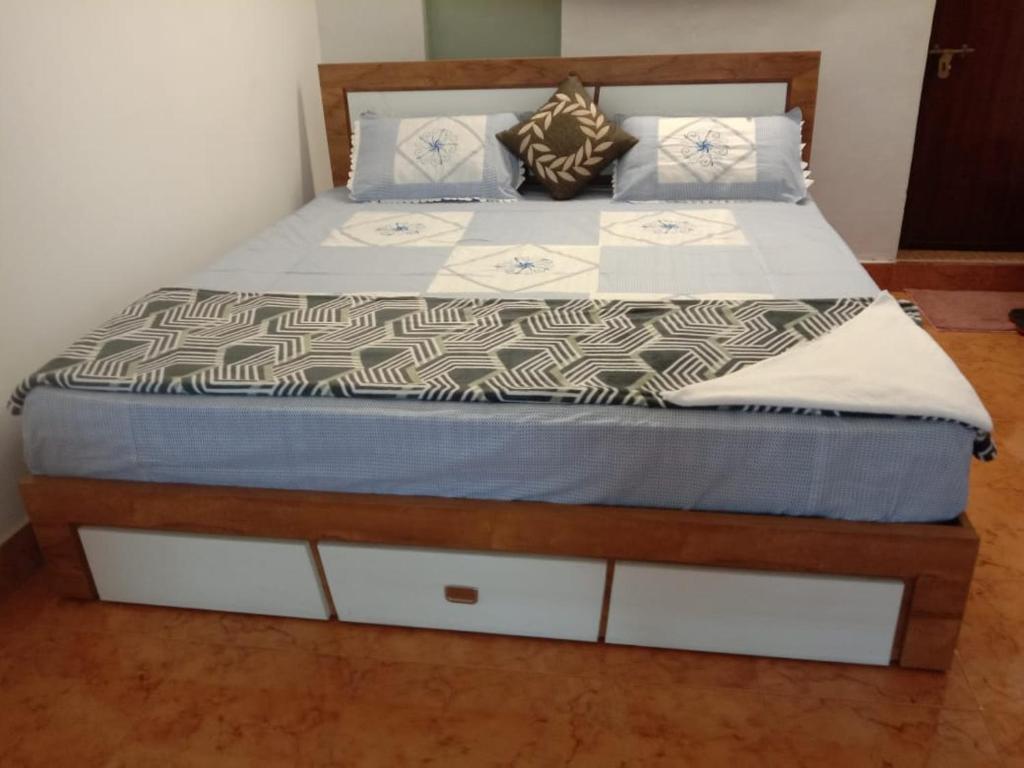 Postel nebo postele na pokoji v ubytování NEST nature homestay