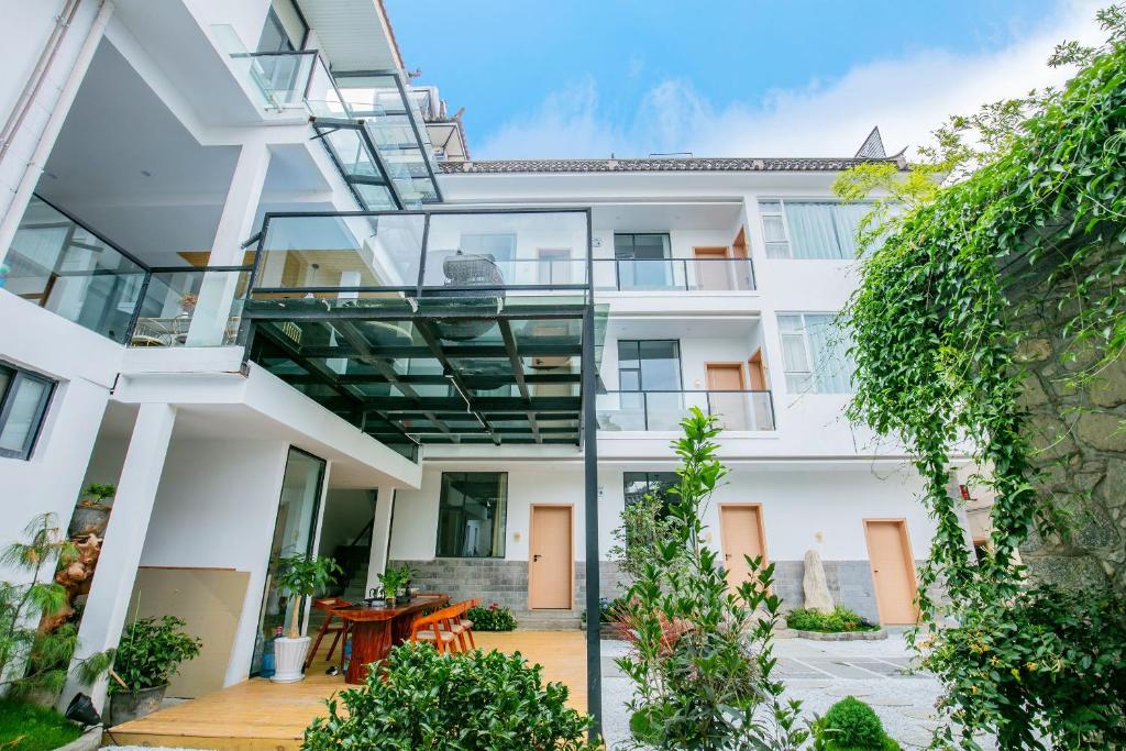 Bygningen som den private indkvartering ligger i