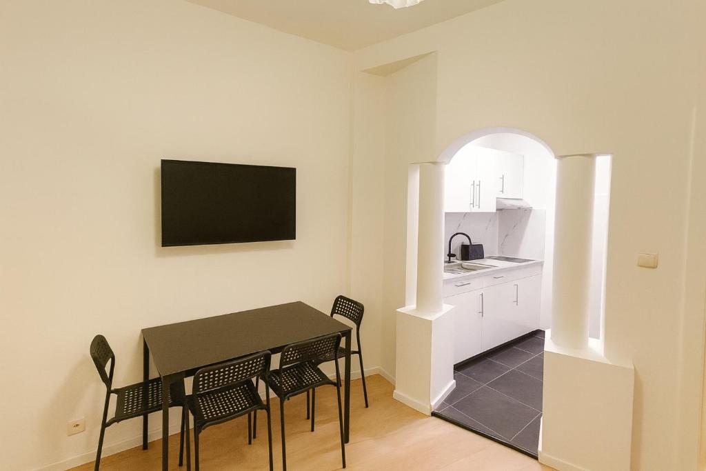 Køkken eller tekøkken på Brussels City Fresh Oasis