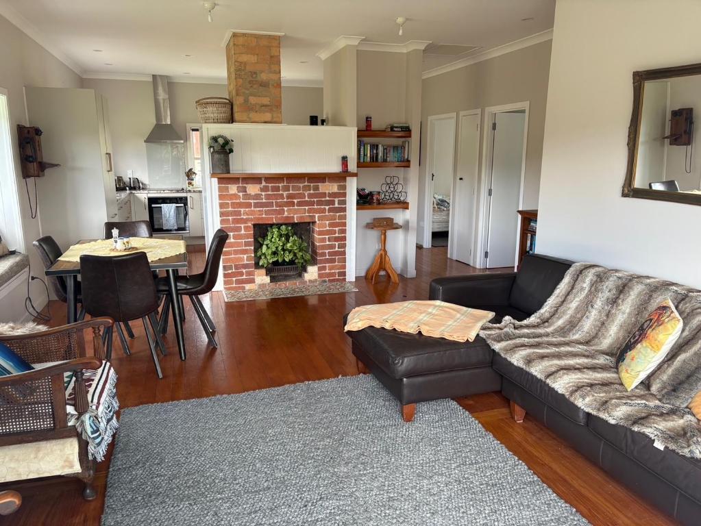 Køkken eller tekøkken på Pakiri Farm cottage