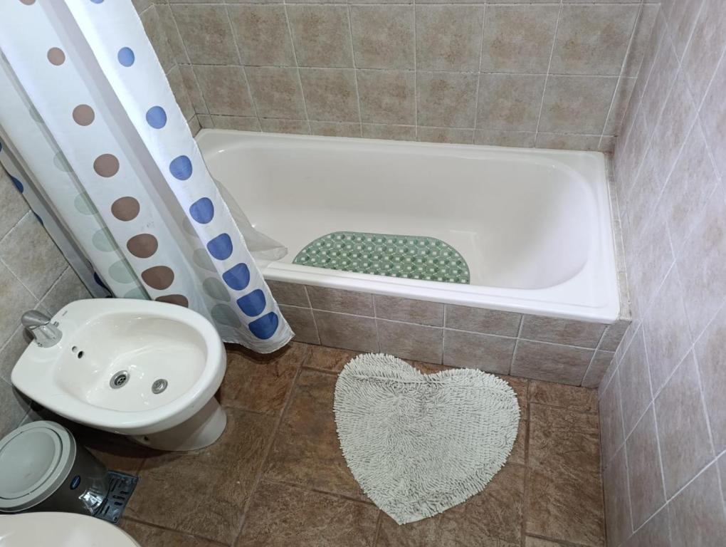 Ένα μπάνιο στο Complejo Terracota Ezpeleta