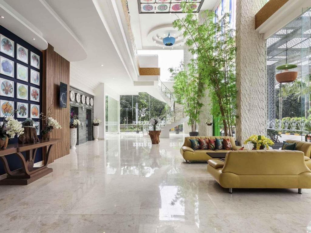 Posezení v ubytování ibis Styles Cikarang