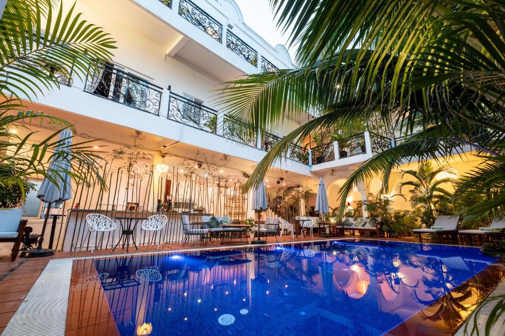 Bazén v ubytování Samaya Boutique & Cuisine nebo v jeho okolí