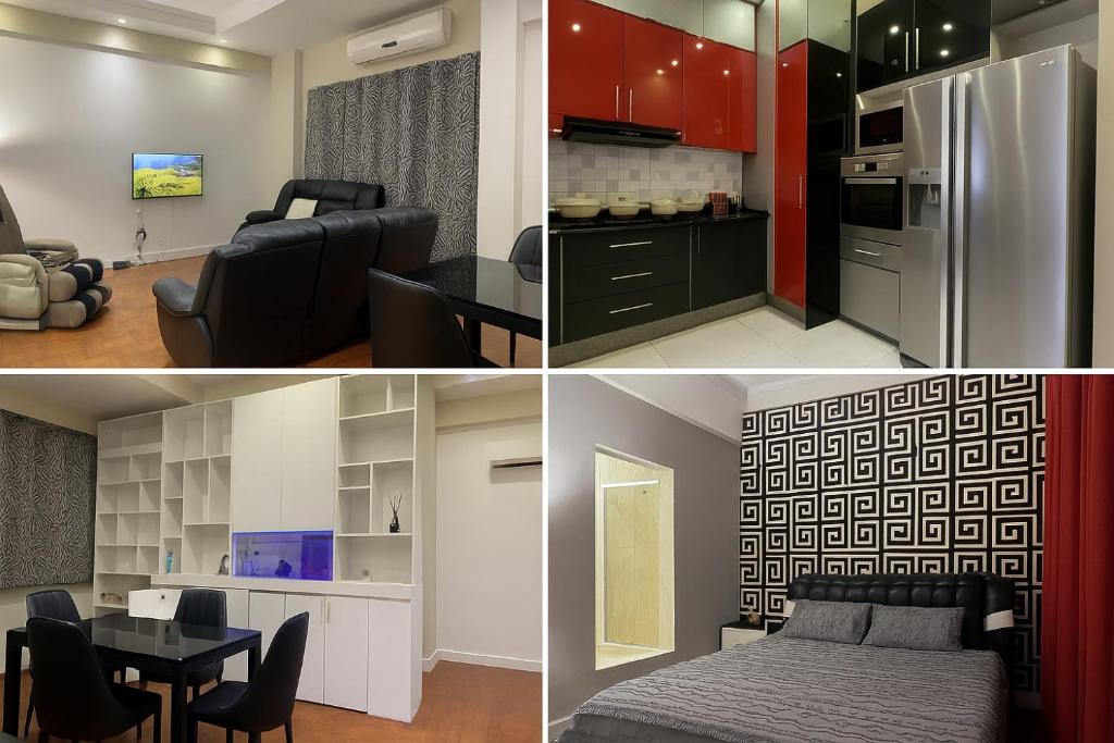 Køkken eller tekøkken på Cozy 3Bedroom Apartment in Polana Lar OrAr