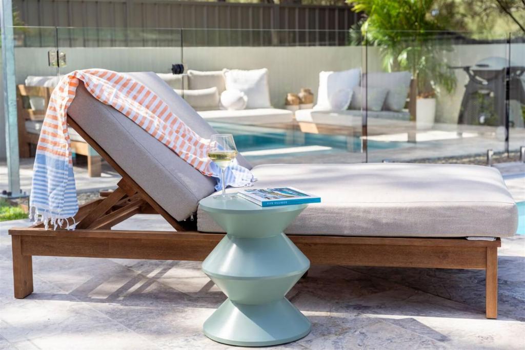 Χώρος καθιστικού στο Sunce Manyana Luxury home with pool and spa