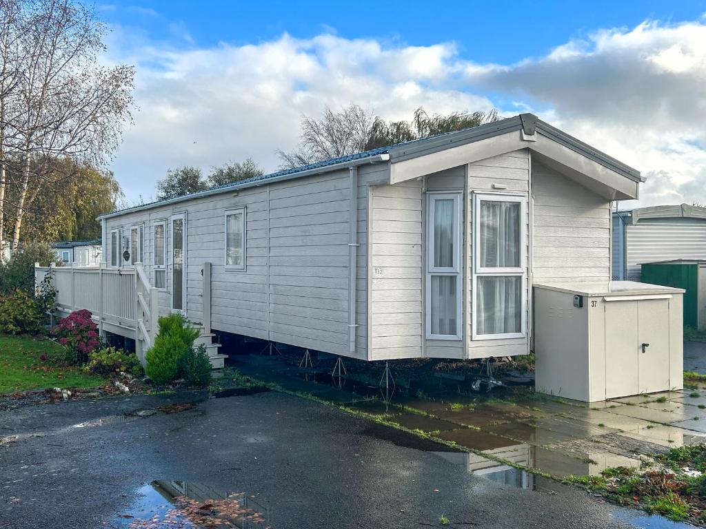 Bygningen som feriehuset ligger i