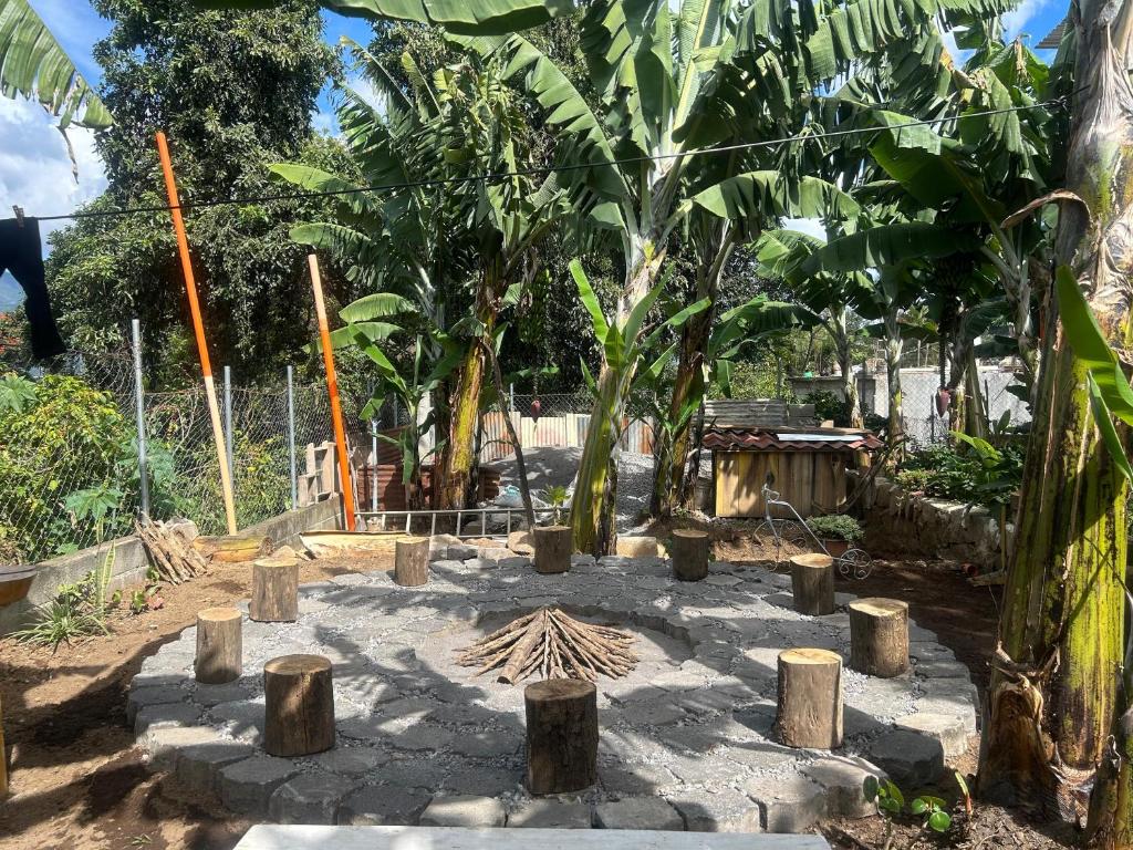 حديقة خارج Hospedaje Nicolas