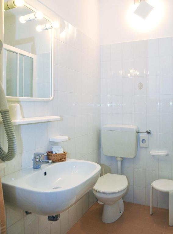 Koupelna v ubytování Hotel Giacomazzo