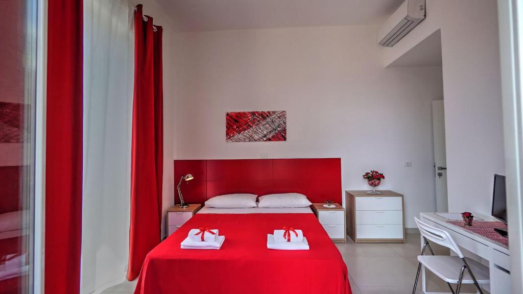 Postel nebo postele na pokoji v ubytování Dall'Architetto