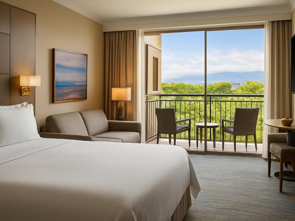 Giường trong phòng chung tại The Westin Kāʻanapali Ocean Resort Villas North- STUDIO VILLA