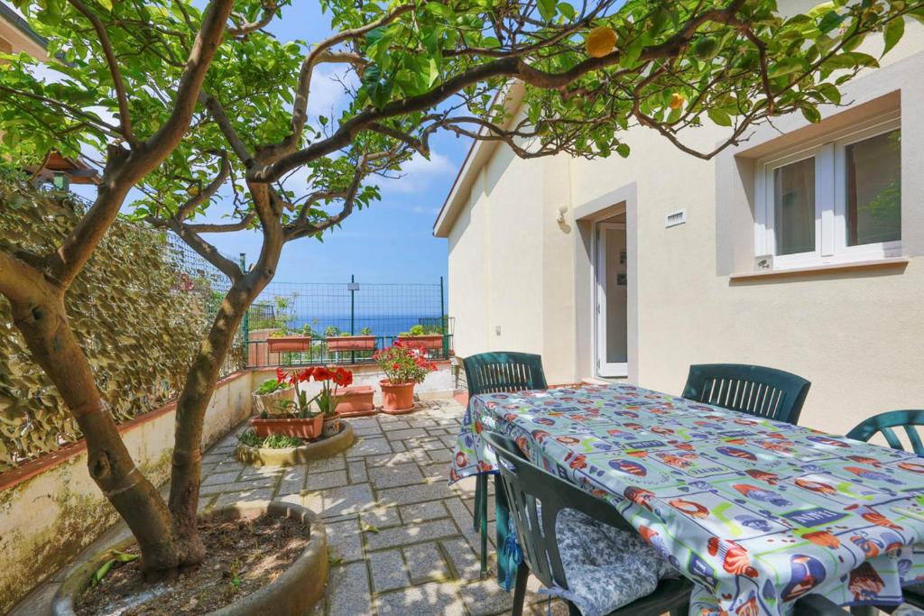 Naturlandskabet i nærheden af villaen