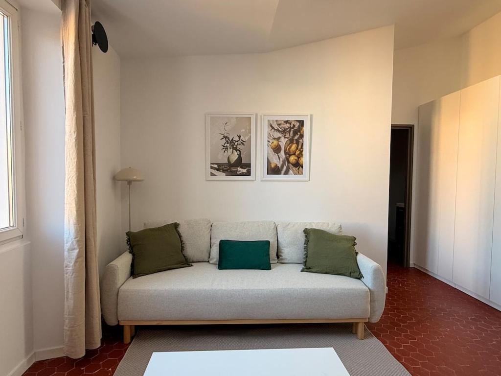 Posezení v ubytování Marius