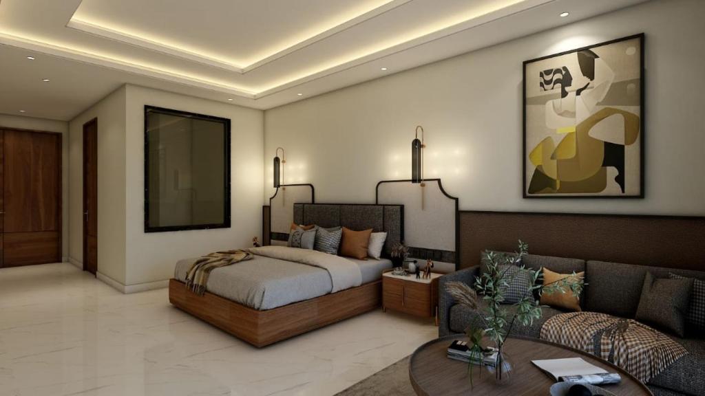 O zonă de relaxare la Namaste Corbett Resort and Spa