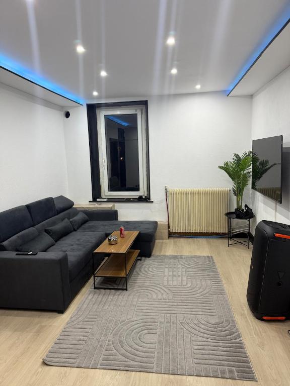 Гостиная зона в Appartement familiale sous les toits