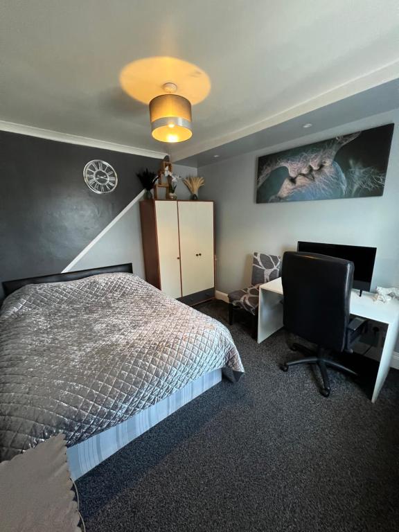 Postel nebo postele na pokoji v ubytování Camera matrimoniale standart