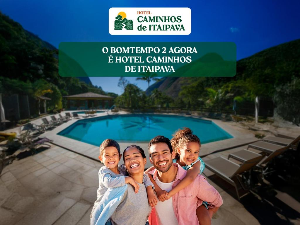 Πισίνα στο ή κοντά στο Hotel Caminhos de Itaipava