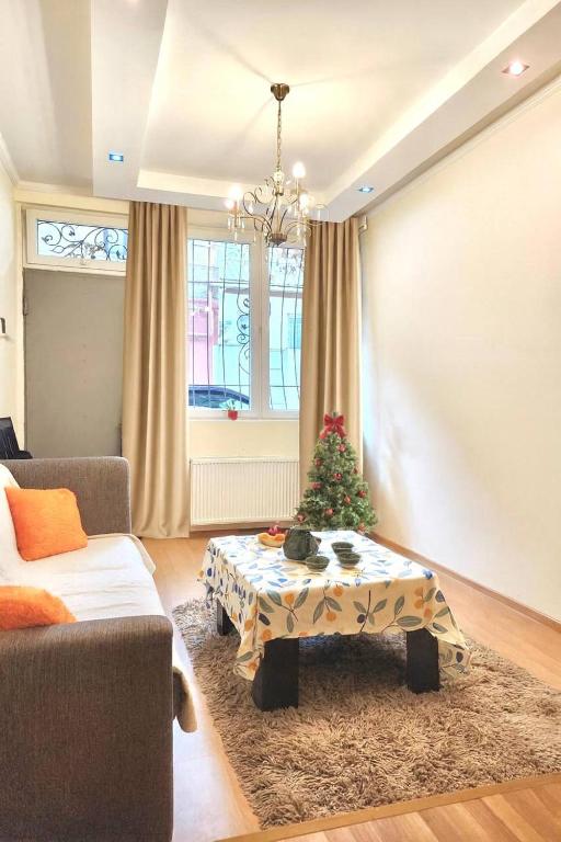 Χώρος καθιστικού στο Rustaveli Grand Stay