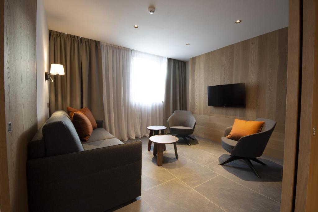 Et tv og/eller underholdning på Dolomiten Apartments