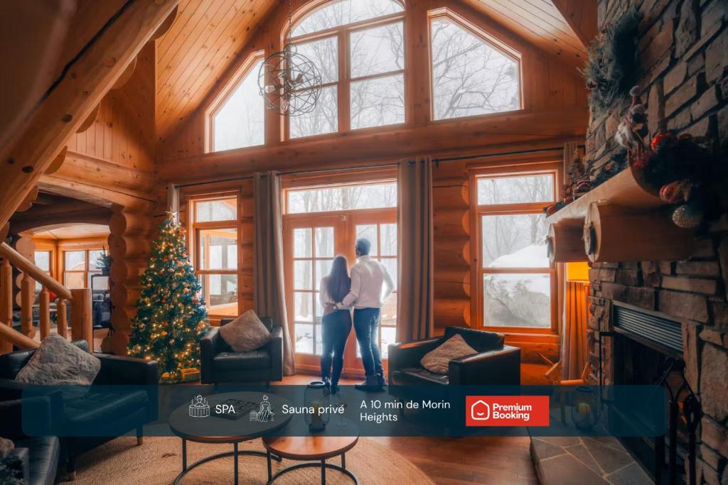 Khu vực ghế ngồi tại Private Hot Tub Sauna Ski Indoor Pool Nyctale