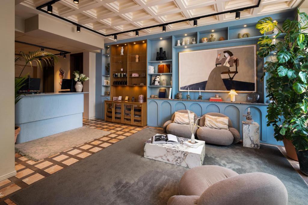 Un lugar para sentarse en NH Copenhagen Grand Joanne