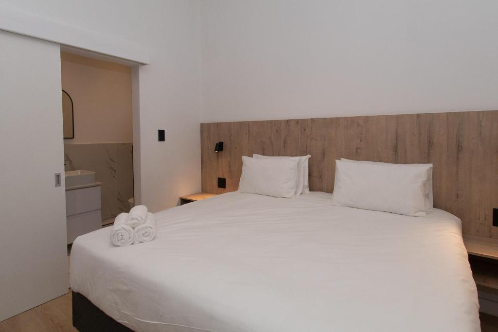 Ένα ή περισσότερα κρεβάτια σε δωμάτιο στο Elsewhere