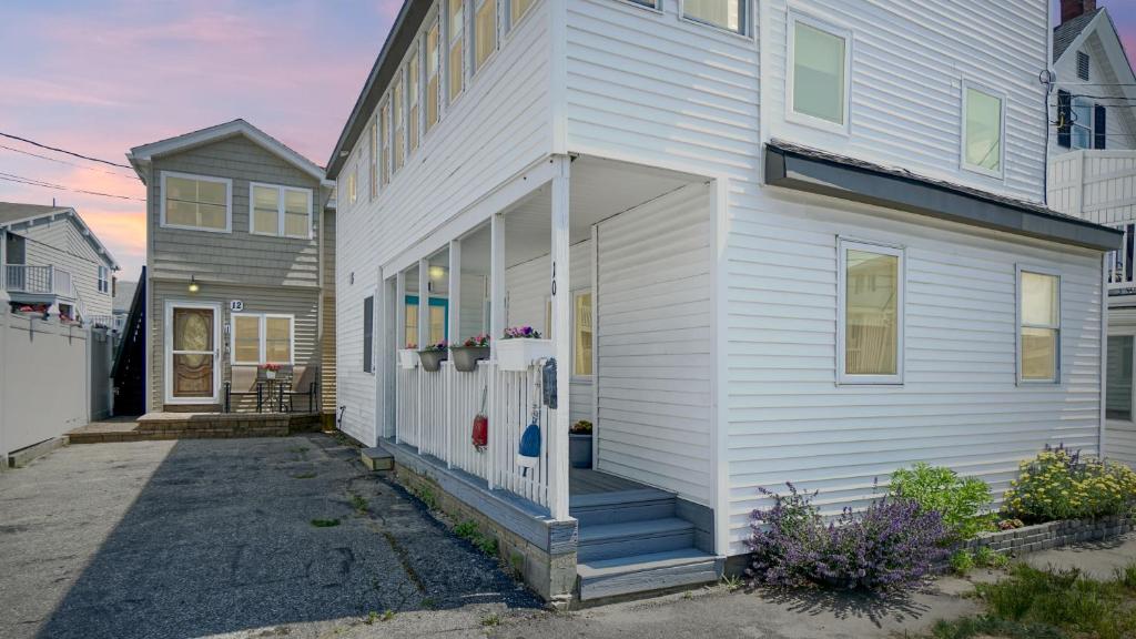 Bygningen som feriehuset ligger i