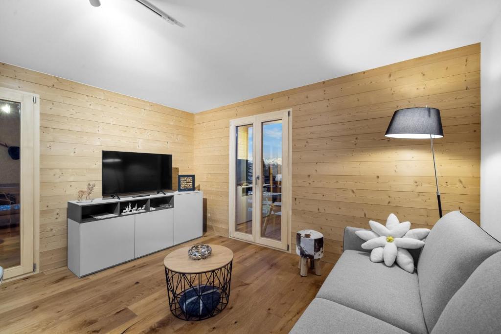 Et tv og/eller underholdning på Beauregard C - nid douillet alpin - 2 personnes