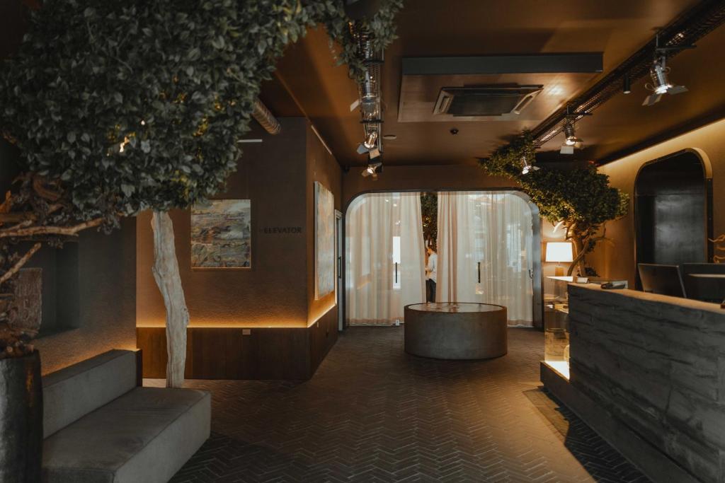 O zonă de relaxare la Hotel Reja, a Member of Design Hotels