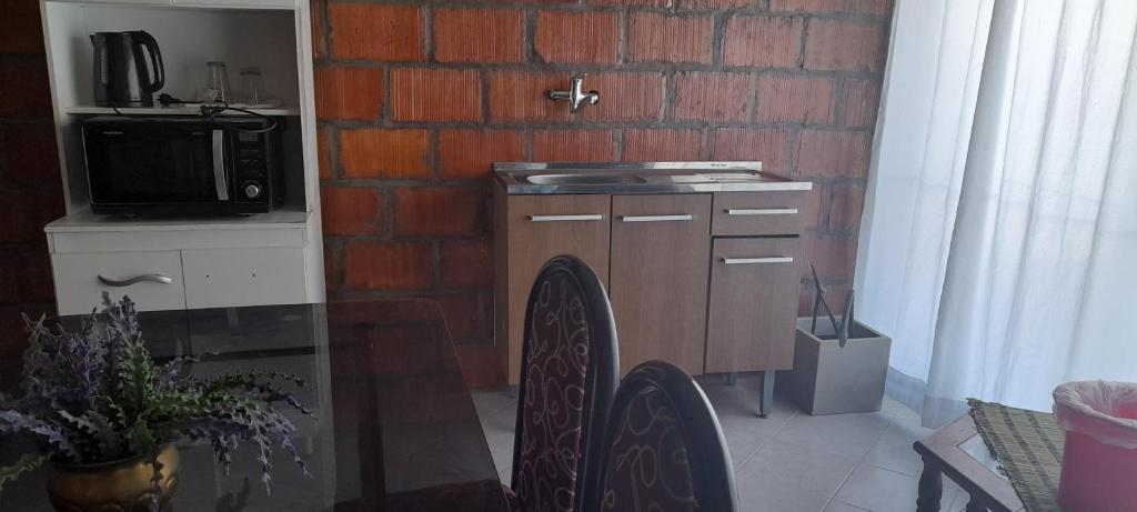 Køkken eller tekøkken på Kallpa