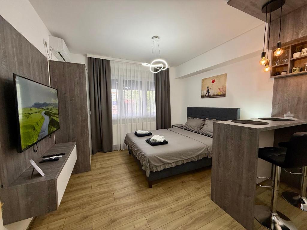 Μια τηλεόραση ή/και κέντρο ψυχαγωγίας στο Royal Apartmani 3