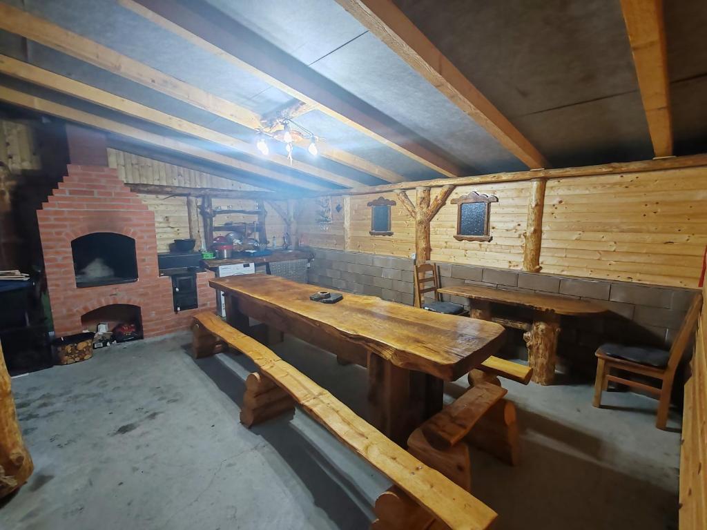 Area soggiorno di Cabana de sub Nuc