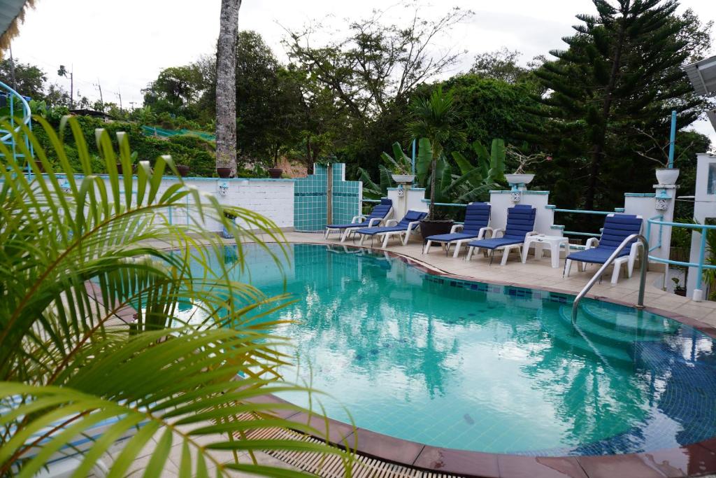 Bazén v ubytování Baan Suan Villa 1 nebo v jeho okolí